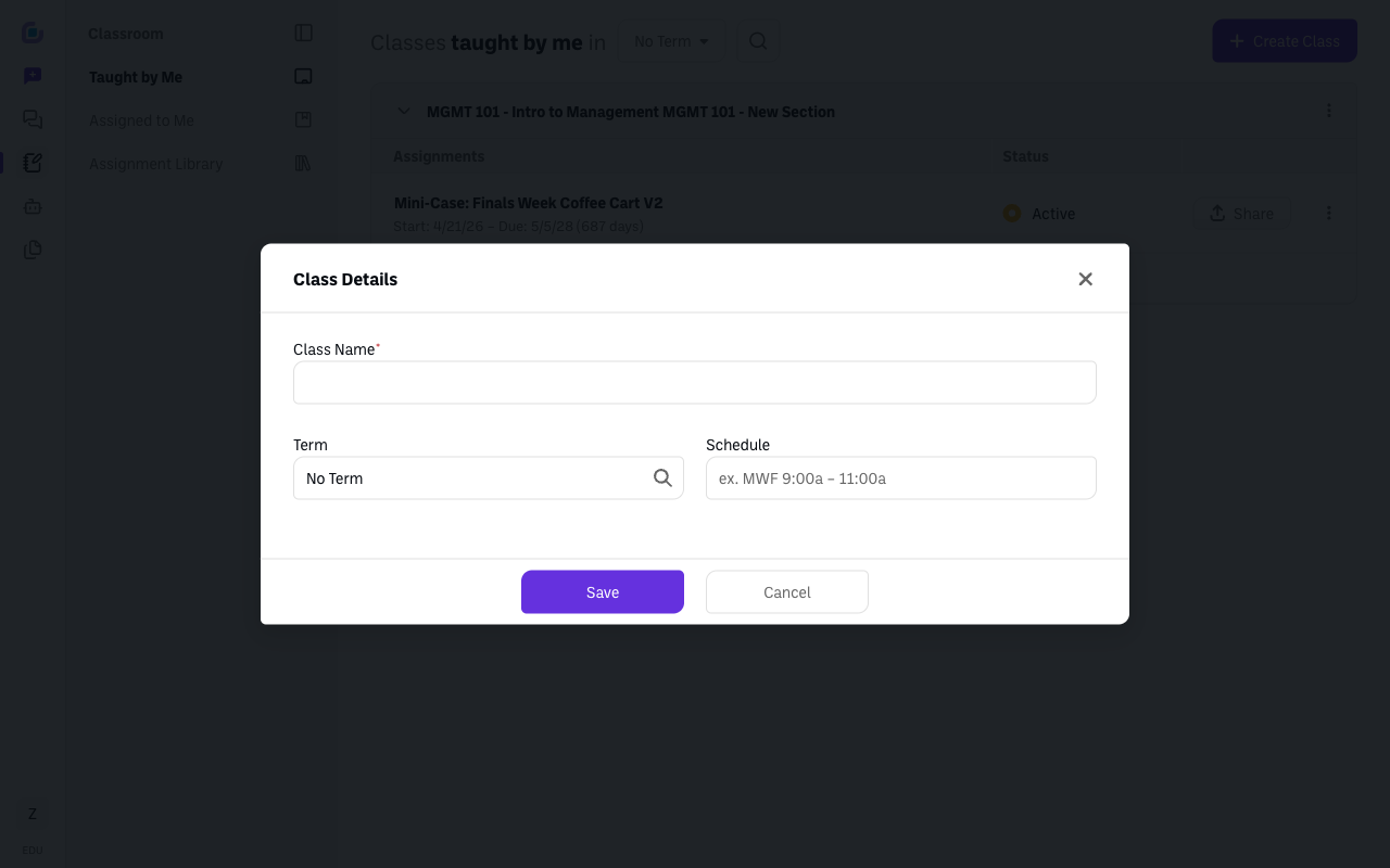 Screenshot: class-details-dialog