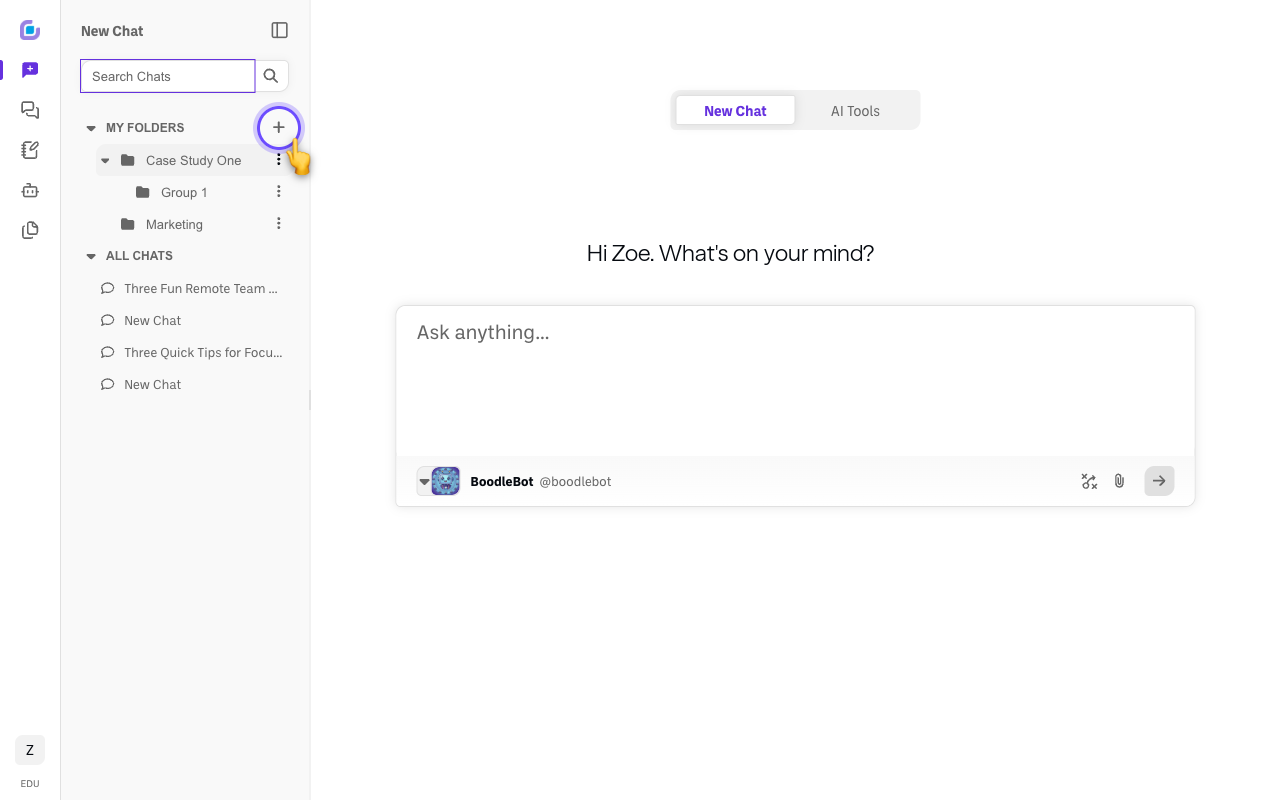 Screenshot: group-parent-folder