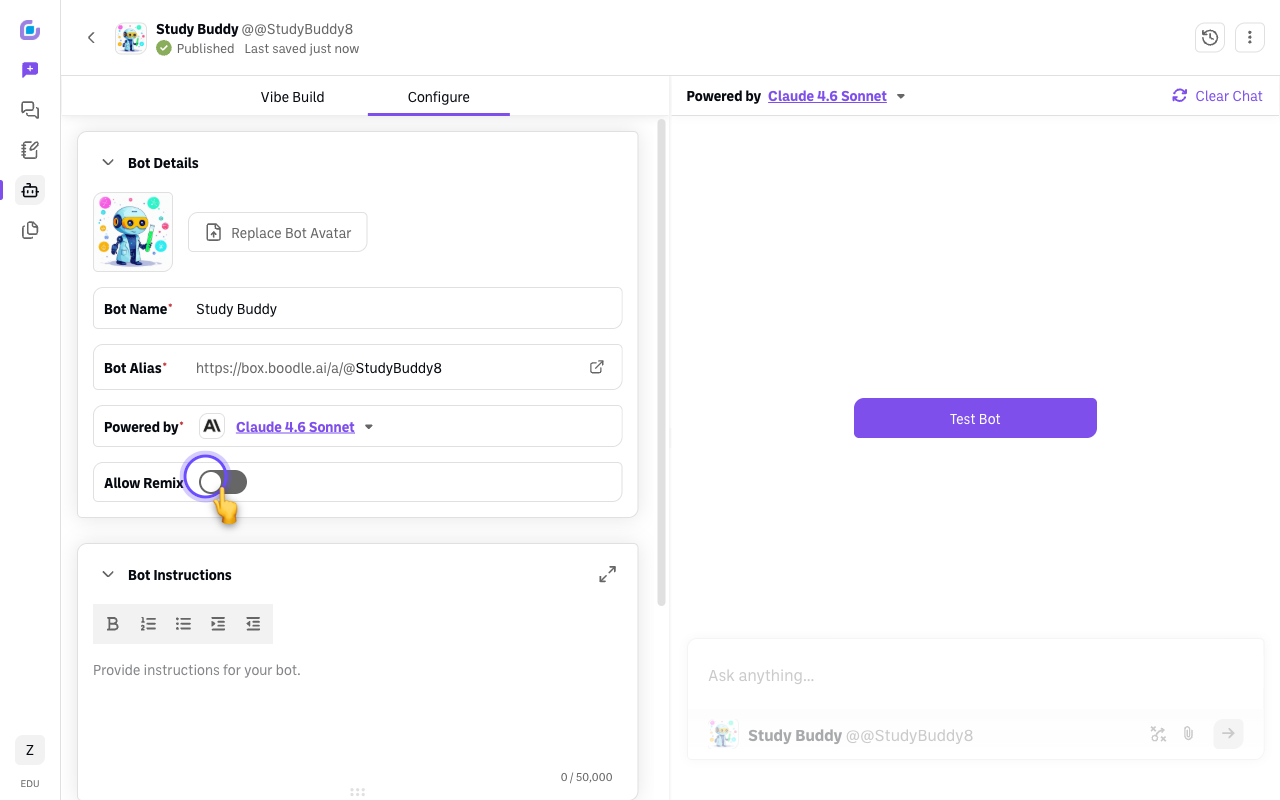 Screenshot: share-allow-remix